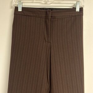 BCBGMAXAZRIA brown Pinstripe dress Pants